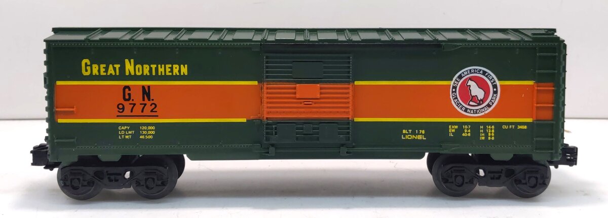 Lionel 6-9772 O Gauge Great Northern Boxcar