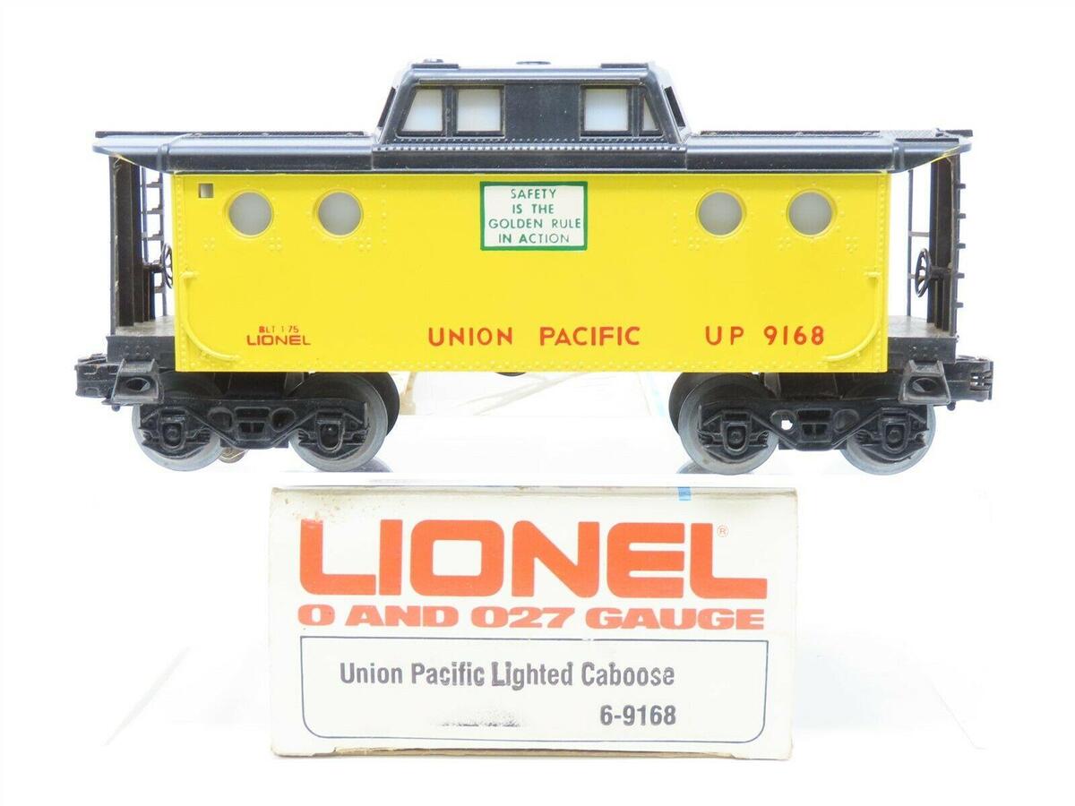 Lionel 6-9168 O Gauge Union Pacific Lighted Center Cupola Caboose