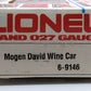Lionel 6-9146 O Gauge Mogen David Wine Car
