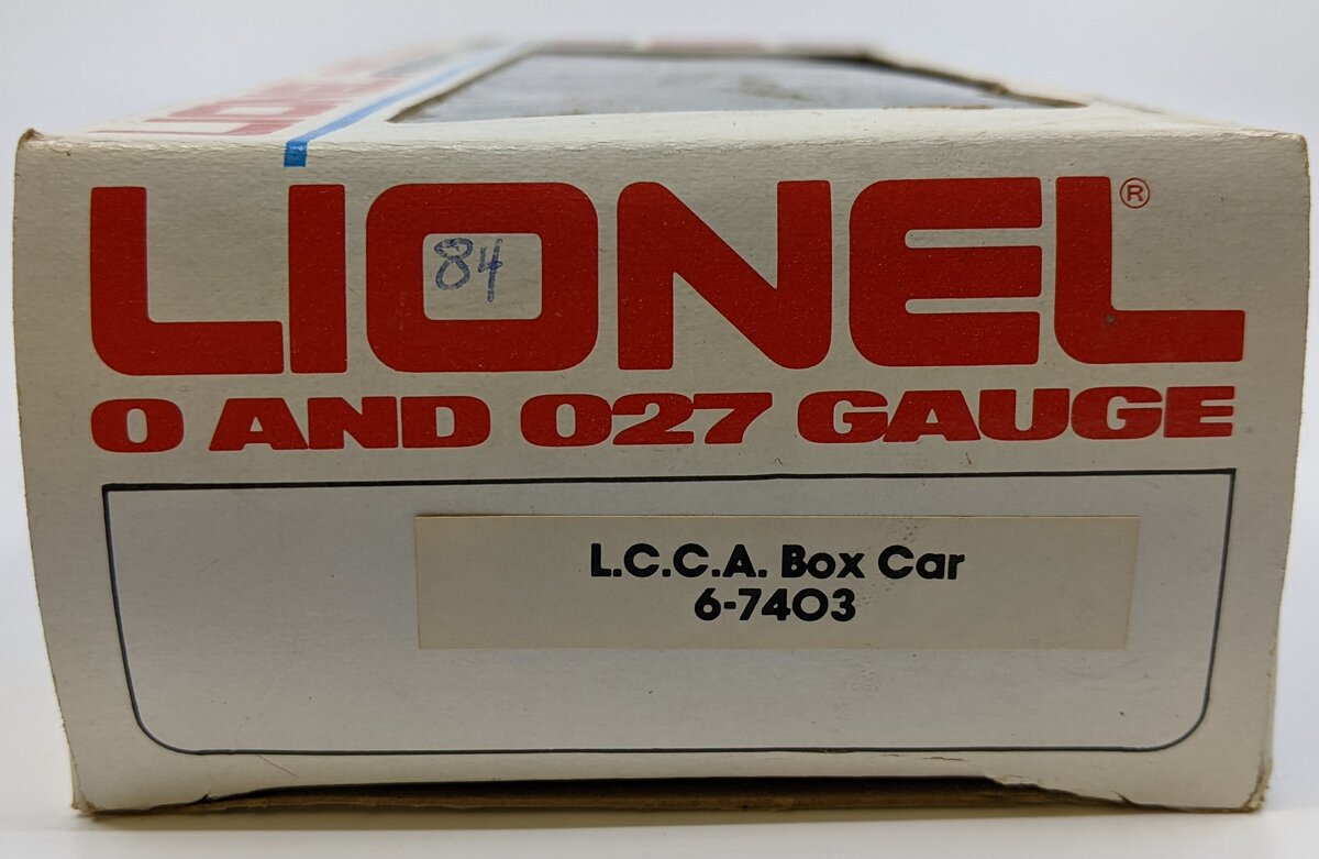 Lionel 6-7403 O Gauge L.C.C.A 1984 LNAC Boxcar