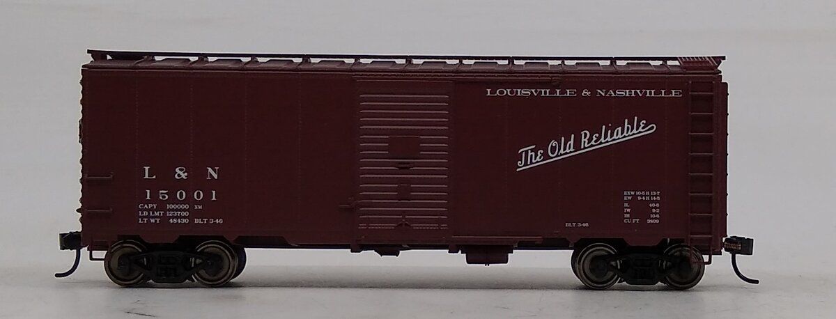 Walthers 910-1679 HO Louisville & Nashville 40' AAR 1944 Boxcar #15001