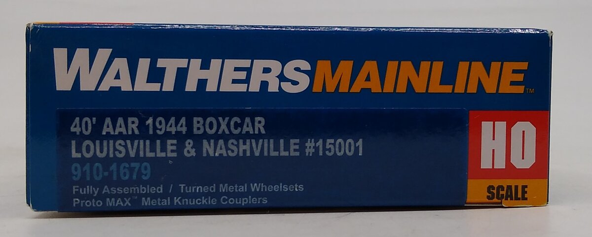 Walthers 910-1679 HO Louisville & Nashville 40' AAR 1944 Boxcar #15001