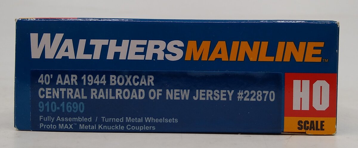 Walthers 910-1690 HO Central Railroad of New Jersey 40' AAR 1944 Boxcar #22870