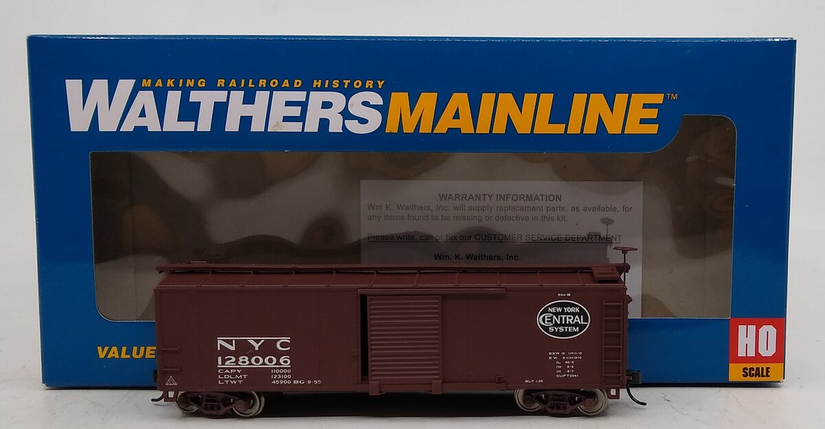 Walthers 910-1712 HO New York Central 40' X-29 Box Car #128006
