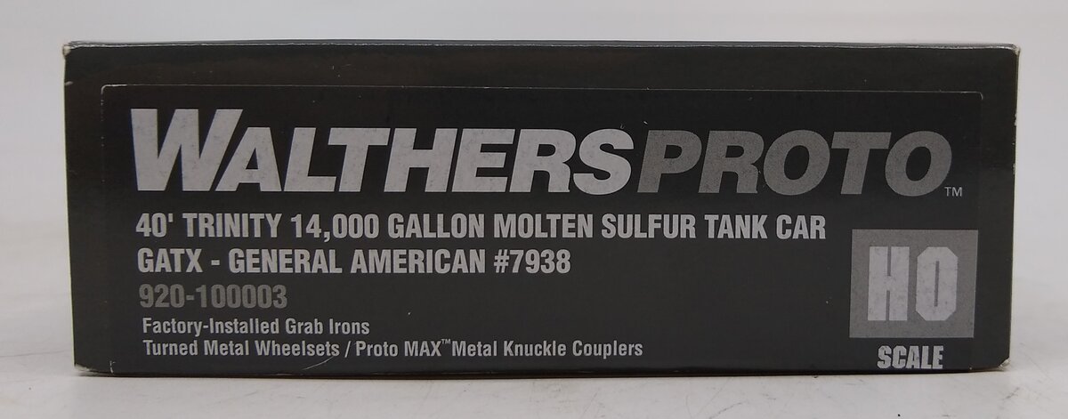 Walthers 920-100003 HO GATX Proto 40ft 14K Tank #7938
