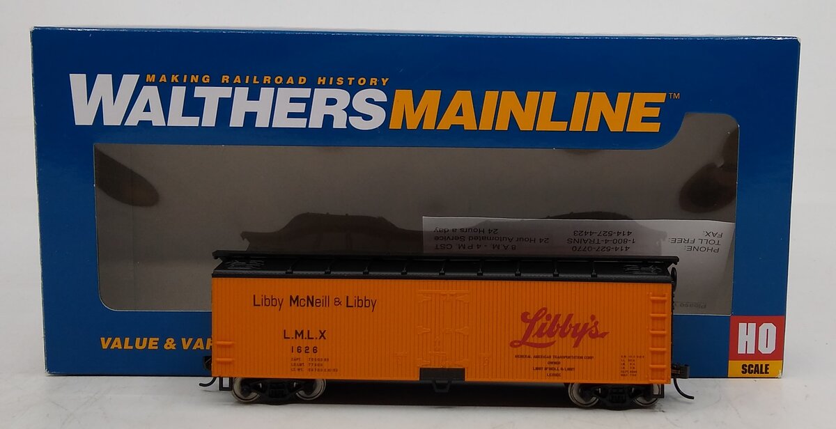 Walthers 910-3606 HO Libby 40' Dbl-Shtd Reefer #1626