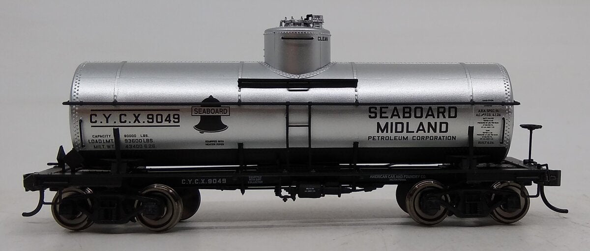 Walthers 920-100312 HO Seaboard Midland ACF 8,000 Gallon Tank Car #9049