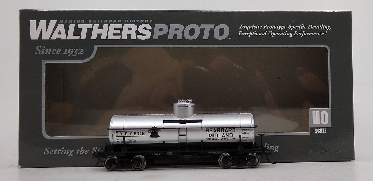 Walthers 920-100312 HO Seaboard Midland ACF 8,000 Gallon Tank Car #9049