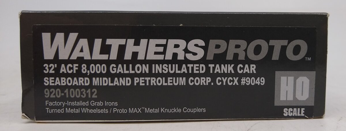 Walthers 920-100312 HO Seaboard Midland ACF 8,000 Gallon Tank Car #9049