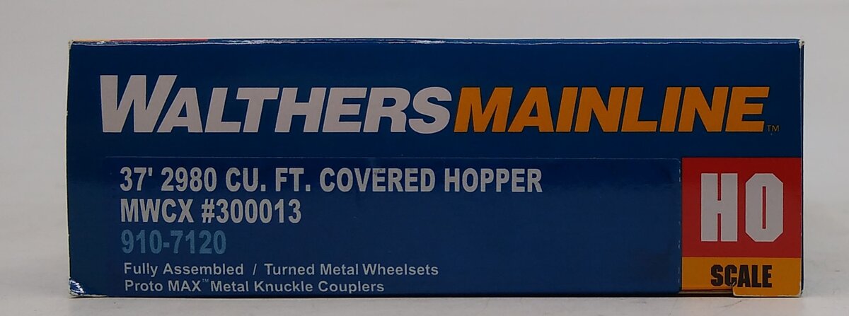 Walthers 910-7120 HO MWCX 37' Covered Hopper #300013