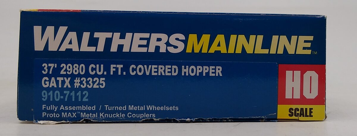 Walthers 910-7112 HO GATX 37' Covered Hopper #3325