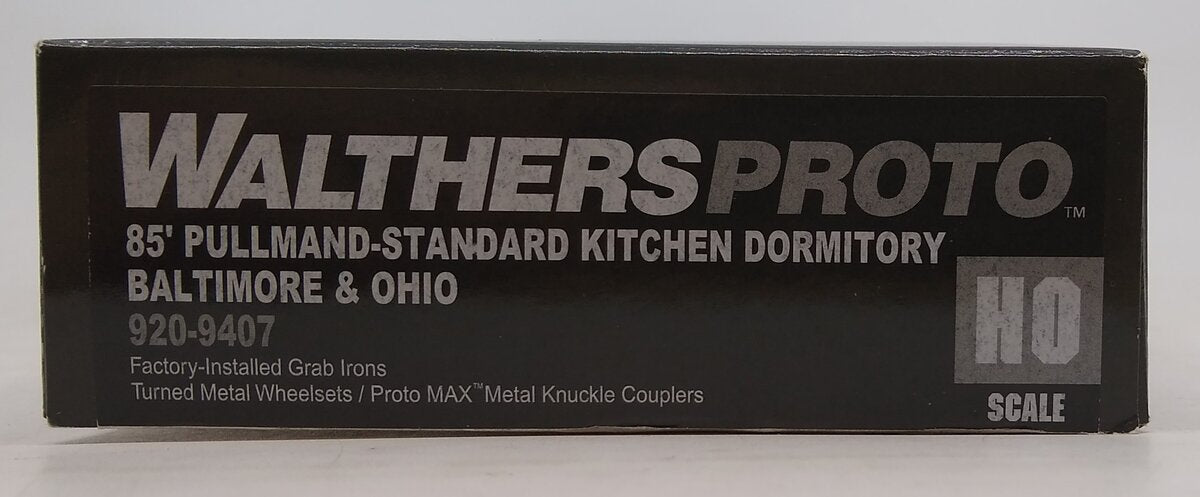 Walthers 920-9407 HO Baltimore & Ohio 85' P-S Kitchen Dormitory Standard