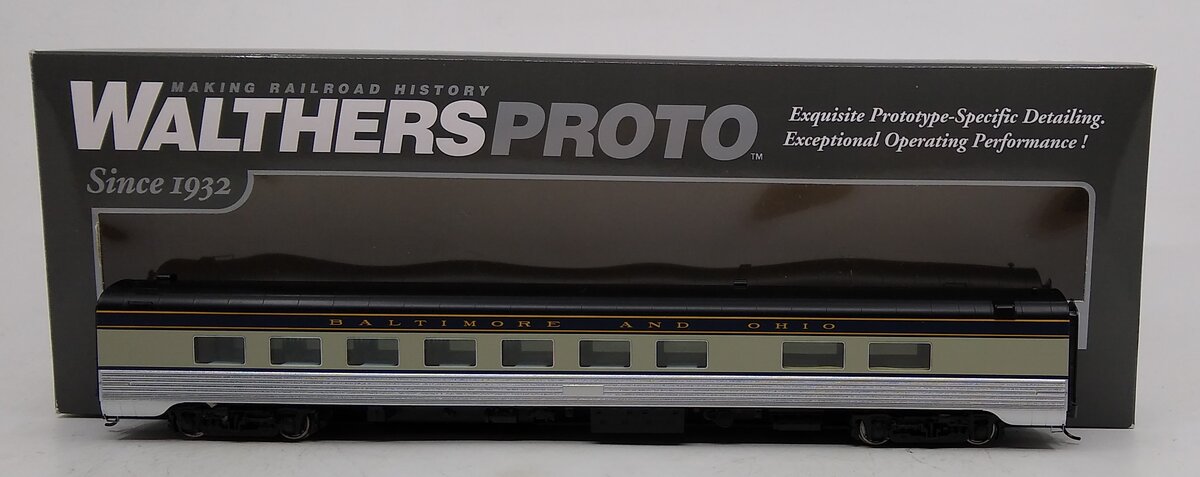 Walthers 920-9406 HO Baltimore & Ohio 85' P-S 56-Seat Full Dining Car Std