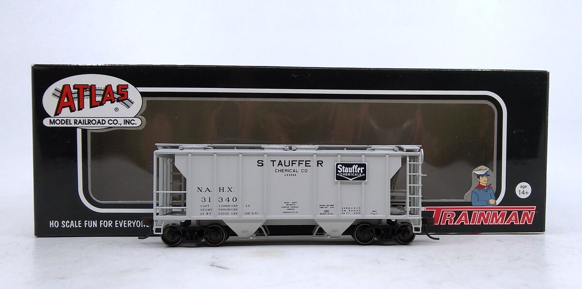 Atlas 20002392 HO Stauffer PS-2 Covered Hopper #31340