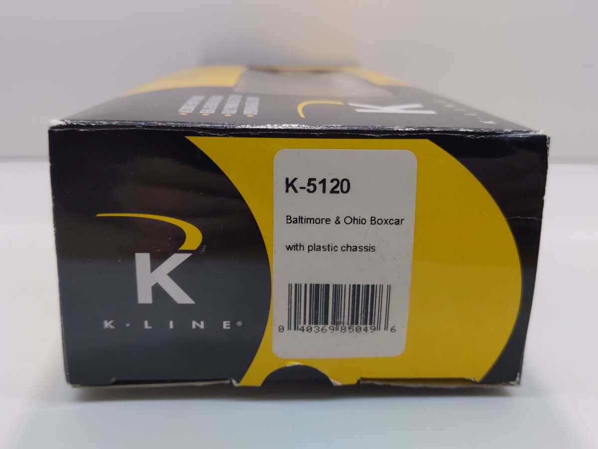K-Line K5120 O Gauge Baltimore and Ohio Boxcar