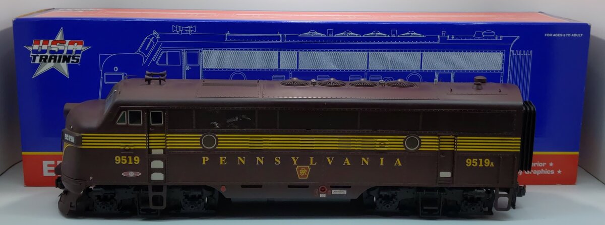 USA Trains R22358 G Scale Pennsylvania Railroad F-3A Diesel Engine #9519A