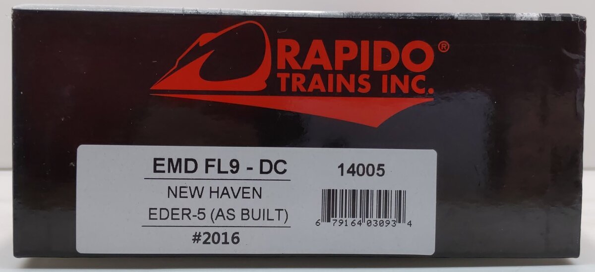 Rapido Trains 14005 HO New Haven EMD FL9 - Standard DC #2016