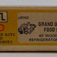 Train Miniature 8092 HO Grand Union Food Markets Refrigerator Car Kit #90104