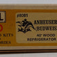 Train Miniature 8081 HO Anheuser Bush Budweiser Refrigerator Car Kit #3600