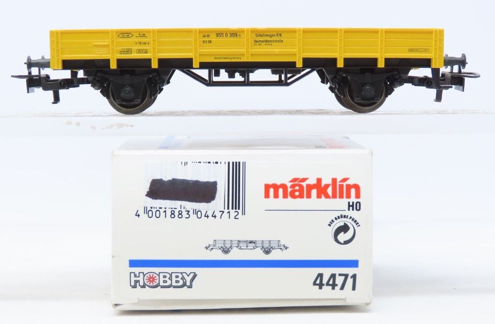 Marklin 4471 HO Scale DB Yellow Low Side Gondola