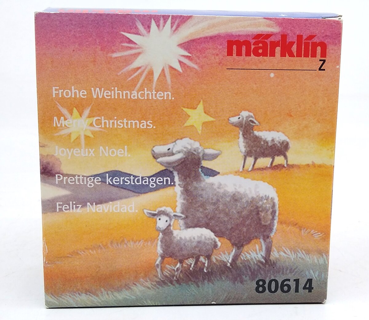 Marklin 80614 Z Scale Merry Star Christmas Ornament with Train Inside