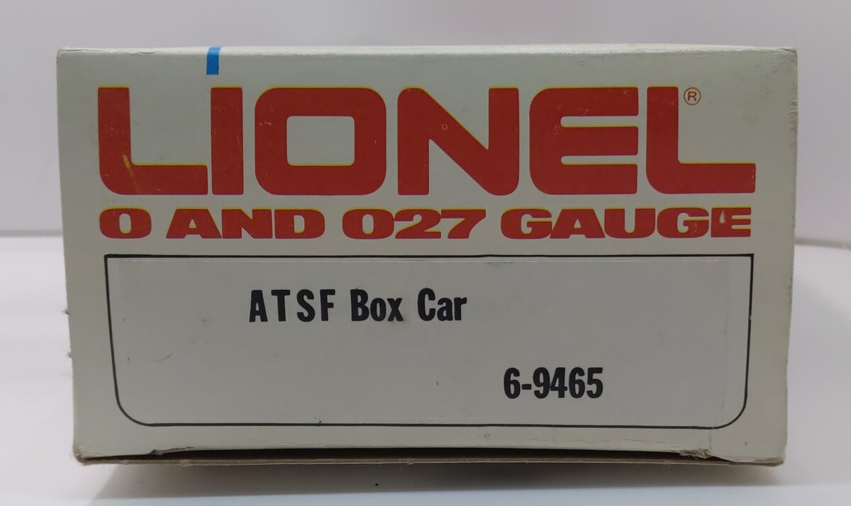 Lionel 6-9465 O Gauge AT&SF Green Boxcar #9465