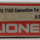 Lionel 6-9678 O Gauge TTOS 1978 Hollywood Hi-Cube Boxcar