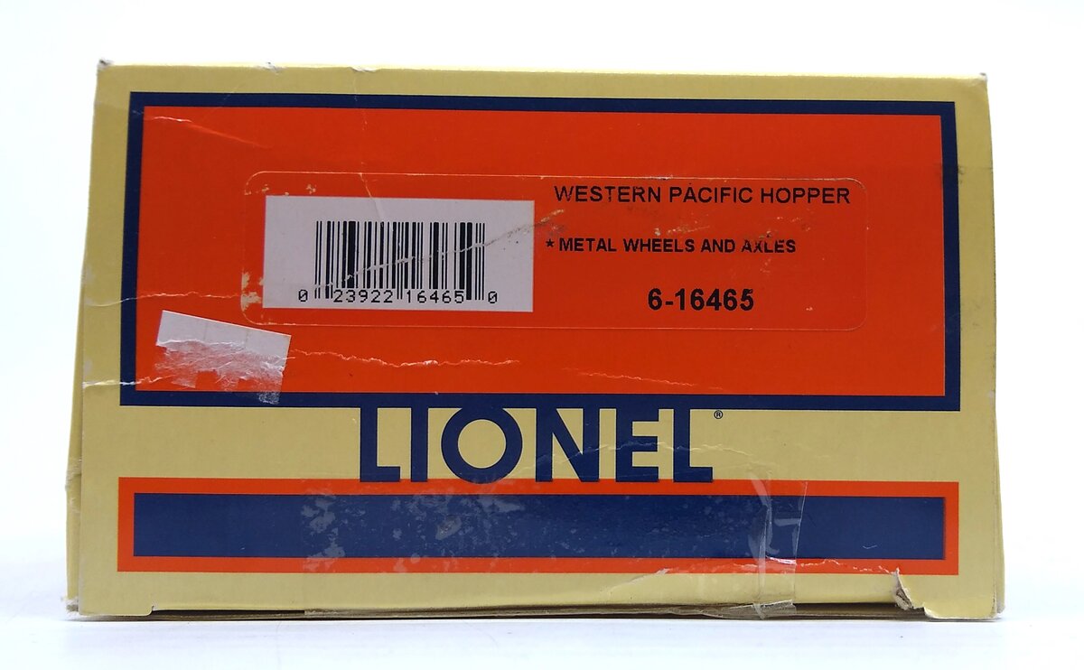 Lionel 6-16465 O Gauge Western Pacific Hopper #100340