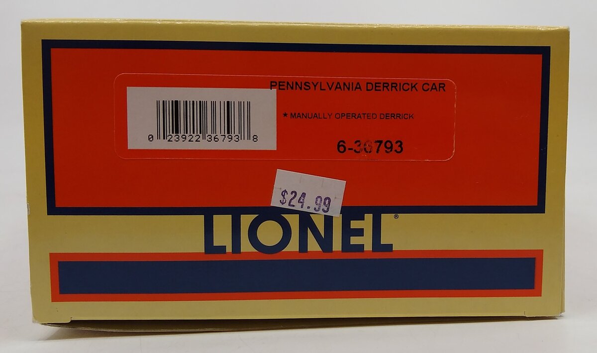 Lionel 6-36793 O Pennsylvania Derrick Car