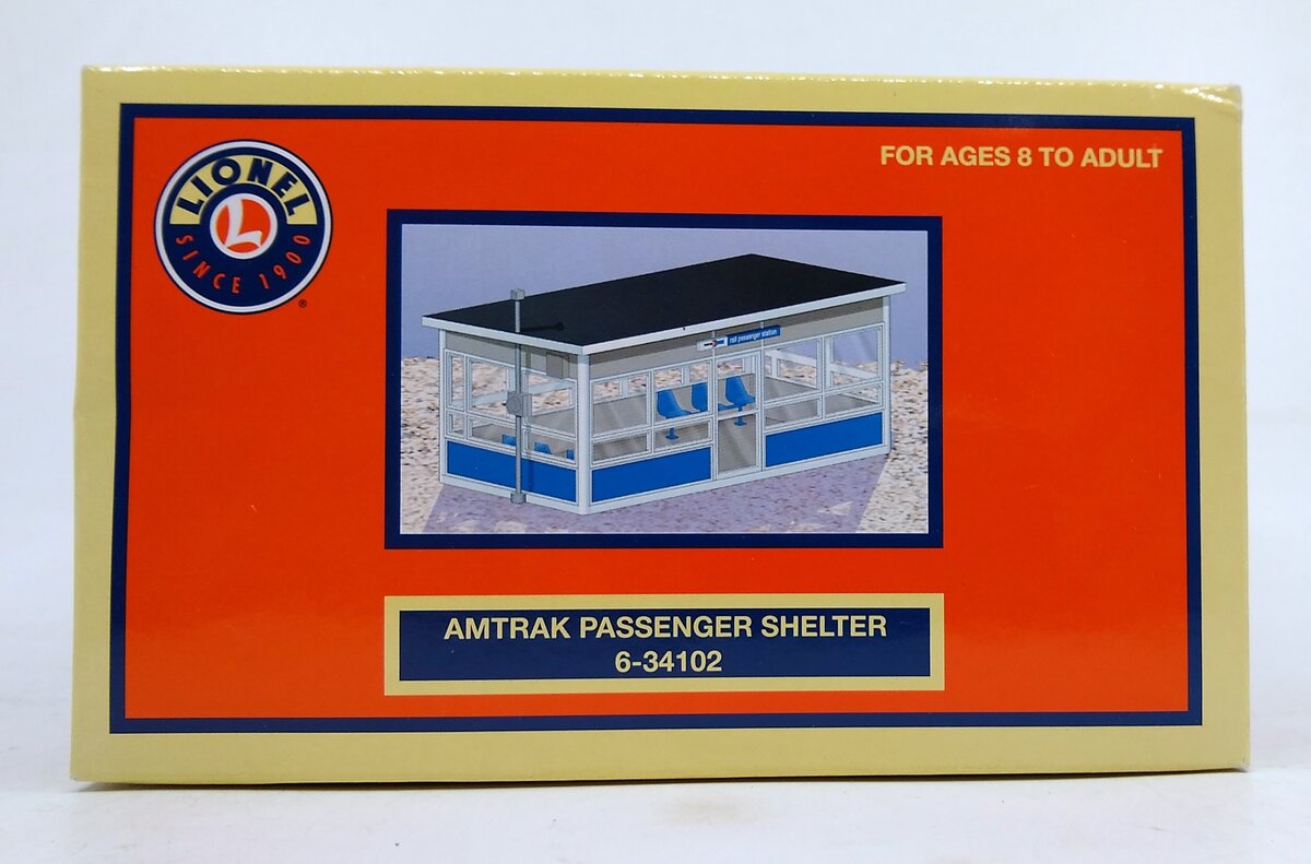 Lionel 6-34102 O Amtrak Passenger Shelter