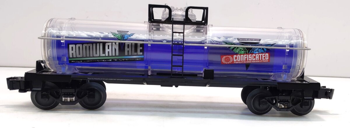 Lionel 2028520 O Gauge Star Trek Romulan Ale Tank Car - 3 Rail