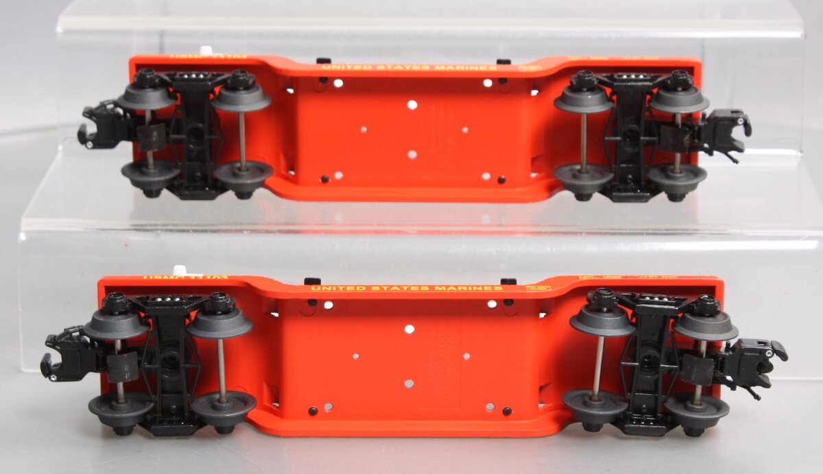 RMT 96563 O USMC Depressed Center Flatcar #11103/11104 (Set of 2)