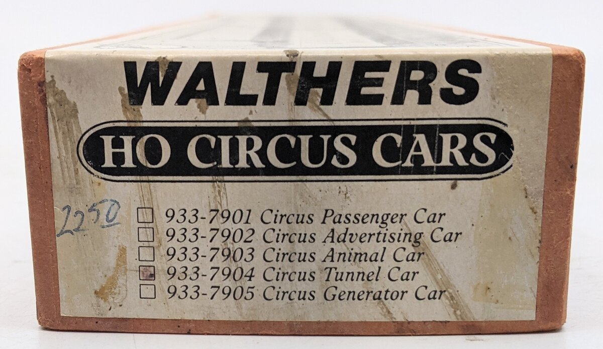 Walthers 933-7904 HO Scale Circus Tunnel Car Kit