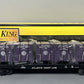 MTH 30-76608 O Atlantic Coast Line Flat Car - with Bulkheads & LCL Containers