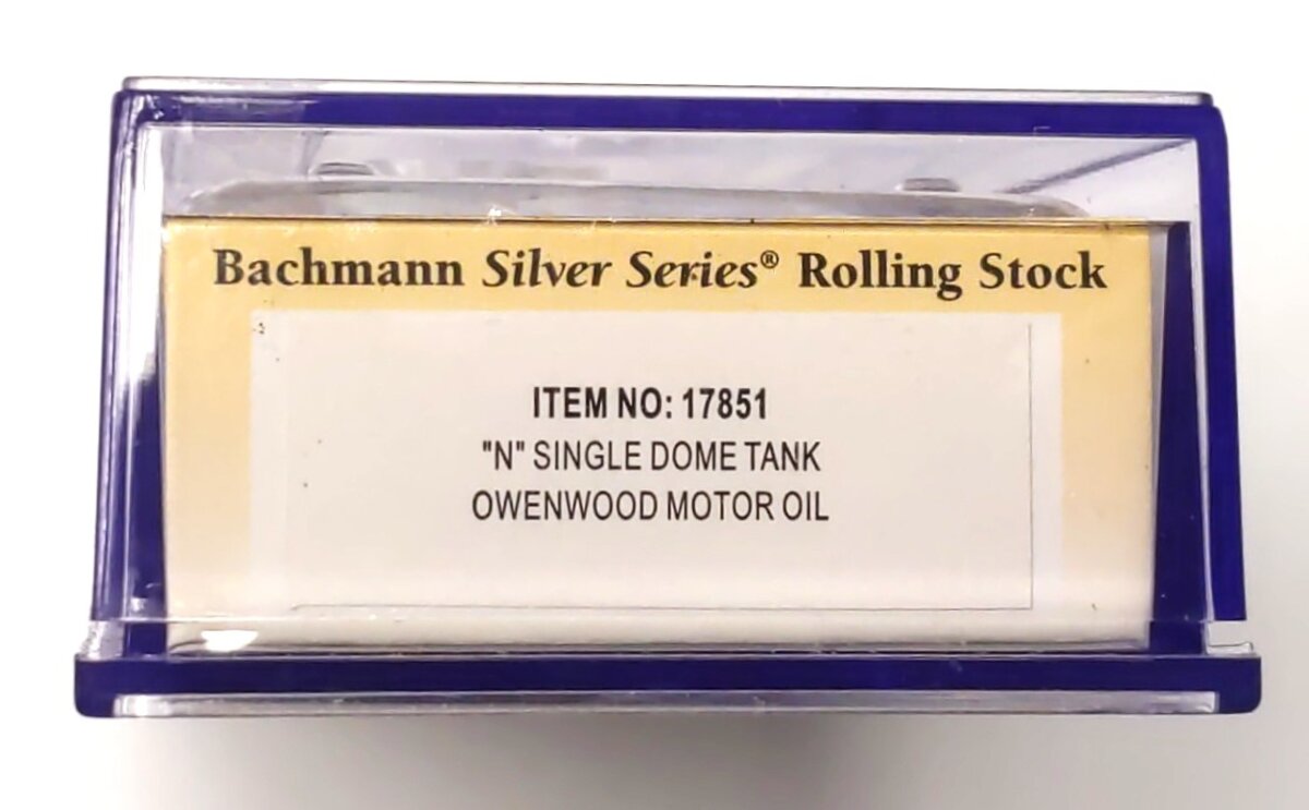 Bachmann 17851 N Owenwood Motor Oil ACF 36' 6" 10,000-Gallon Tank Car