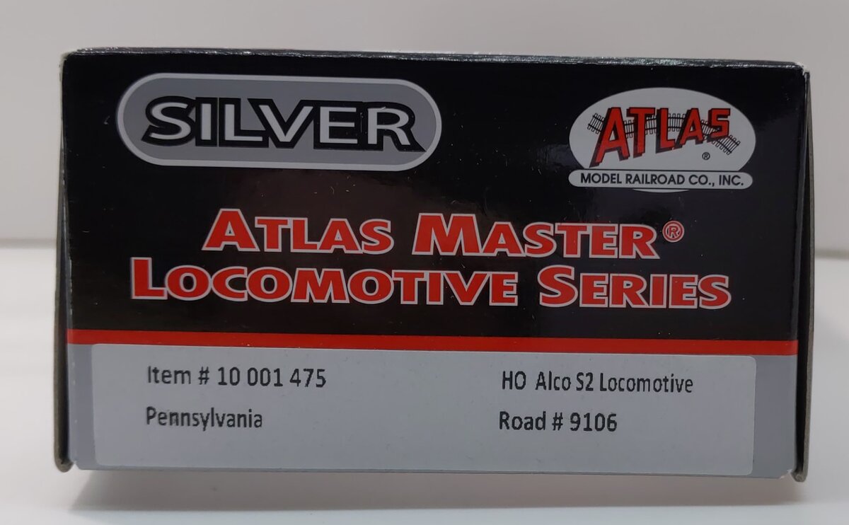 Atlas 10001475 HO Scale Pennsylvania Alco S2 Diesel Locomotive #9106
