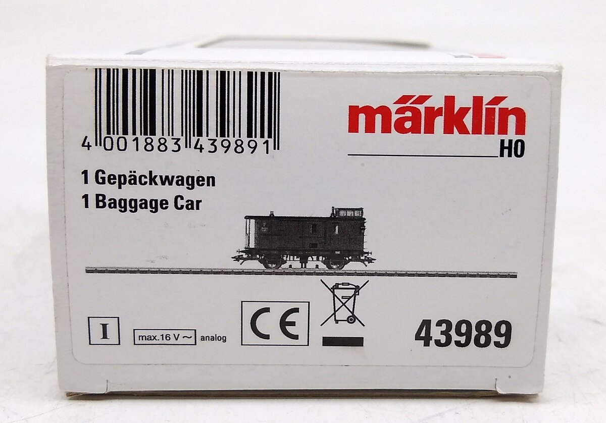 Marklin 43989 HO K Bay Sts B Baggage Car