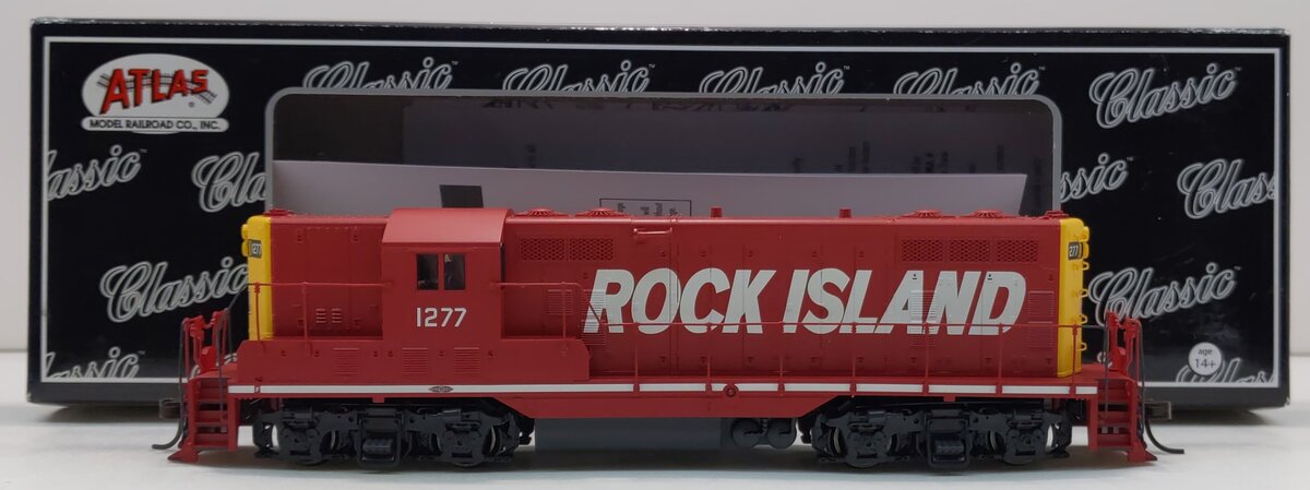 Atlas 10002019 HO Rock Island EMD GP7 Diesel Engine without Dynamic Brakes #1277