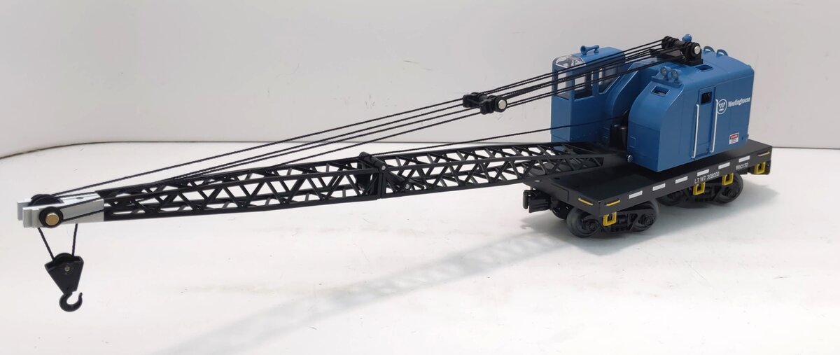 MTH 30-79583 O Westinghouse RailKing American Crane Car #50
