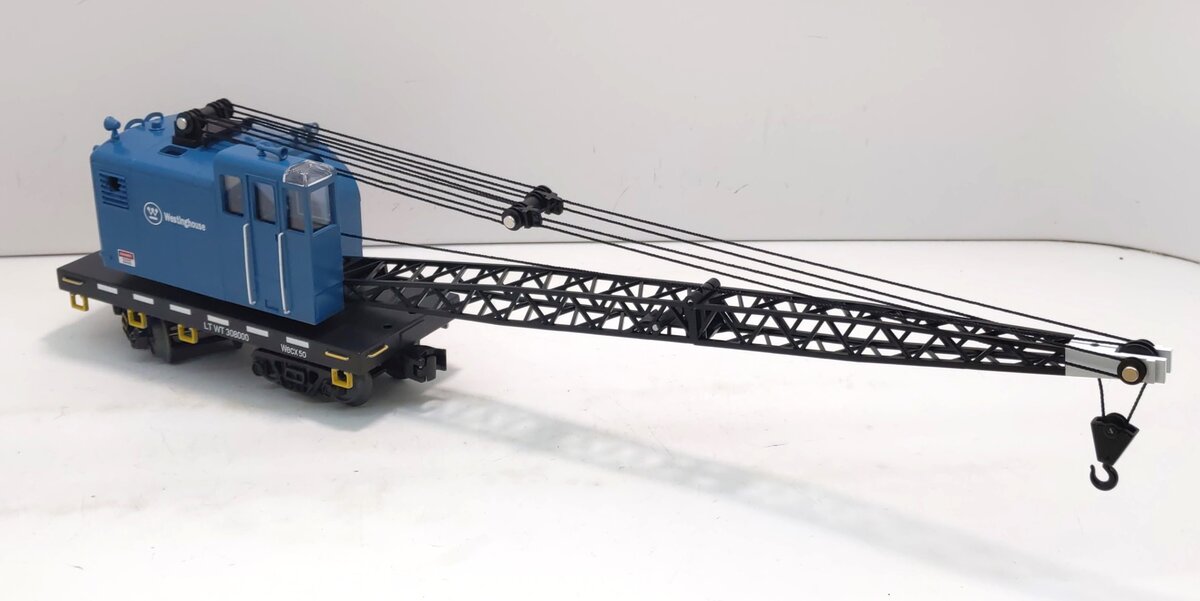 MTH 30-79583 O Westinghouse RailKing American Crane Car #50