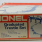 Lionel 6-2110 O27 Gauge Graduated Trestle Set