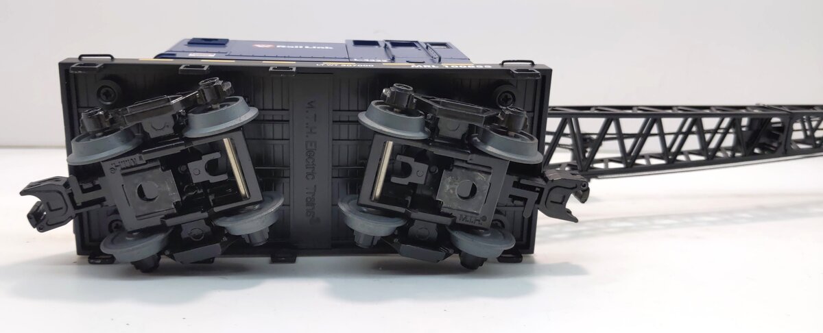 MTH 30-79582 O Montana Rail Link RailKing American Crane Car #100855