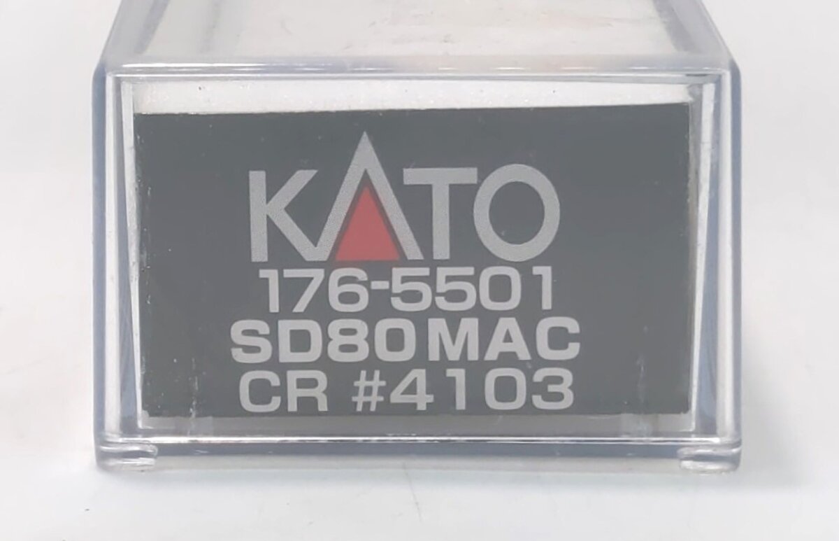 Kato 176-5501 N Scale Conrail EMD SD80MAC Diesel Locomotive #4103
