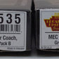 Broadway Limited 6535 N Maine Central 80' Pass Coach Green & Gold B (Pack of 2)