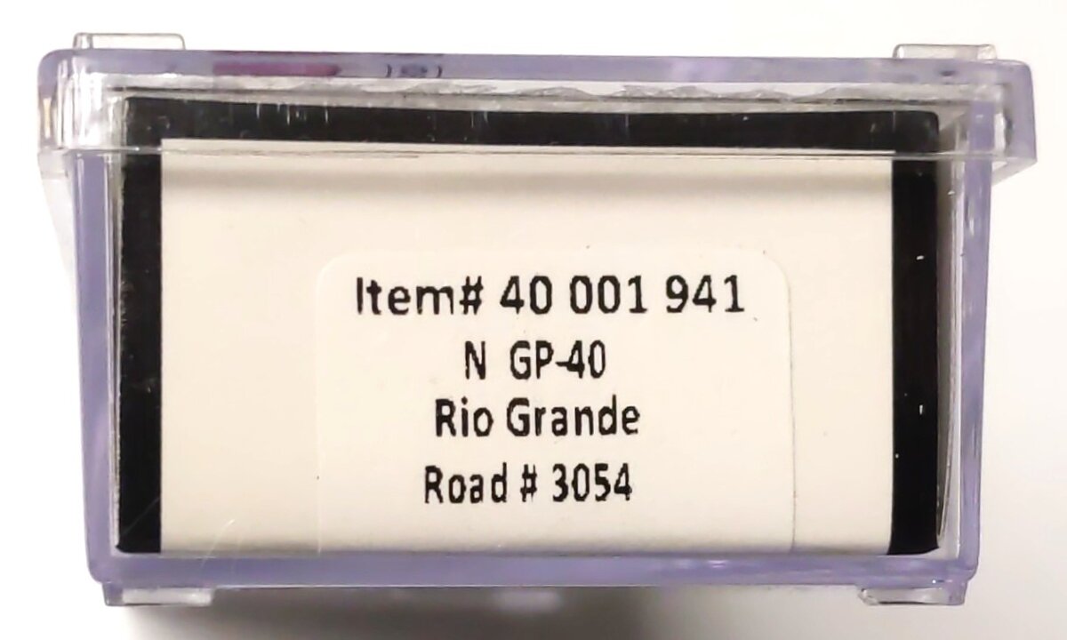 Atlas 40001941 N Scale Rio Grande GP-40 Diesel Locomotive #3054
