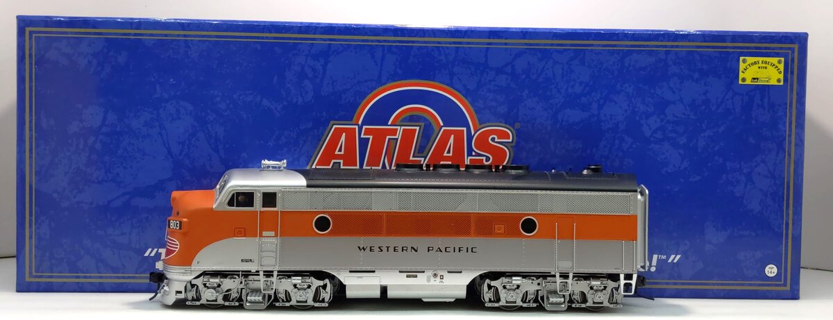 Atlas 3637-3 O WP F3A Phase 1 Diesel Locomotive w/ Sound #803A (2-Rail)