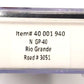 Atlas 40001940 N Scale Rio Grande GP-40 Diesel Locomotive #3051