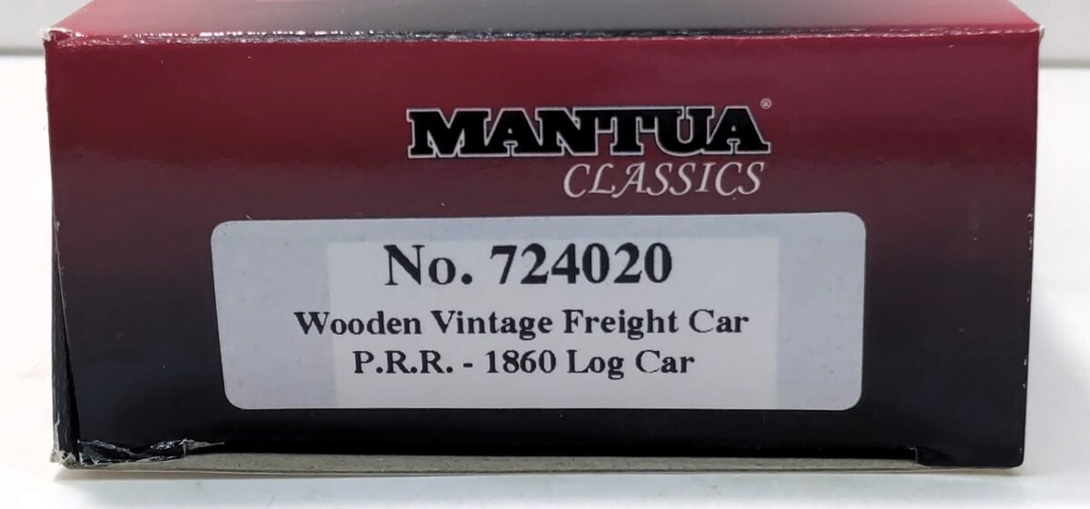 Mantua 724020 HO Pennsylvania Wooden 1860 Log Car #14795