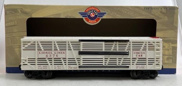 Lionel 6-19557 O Gauge Postwar Celebration Series Circus Stock Car #6376
