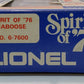 Lionel 6-7600 O Gauge Spirit of 76 N5C Porthole Lighted Caboose